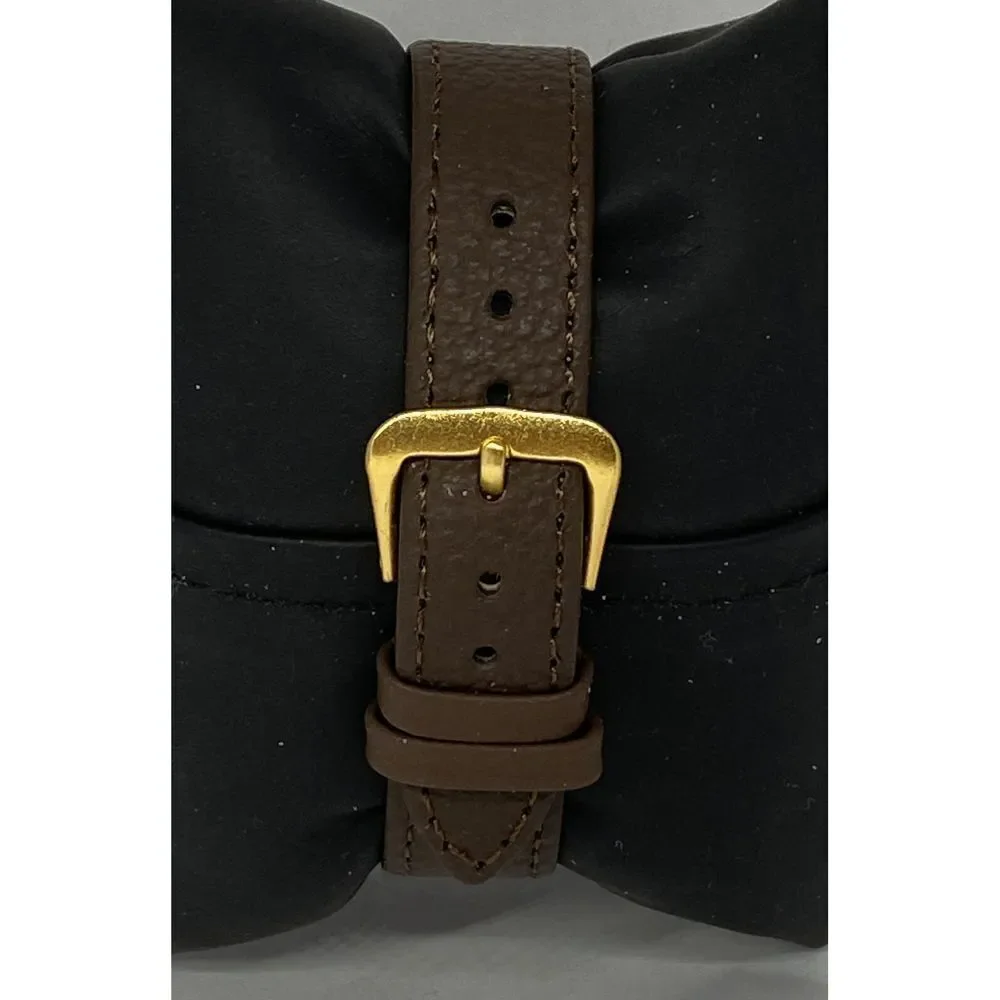Kate Spade New York 0073 Women Brown Leather White Analog Dial Wrist Watch XX599